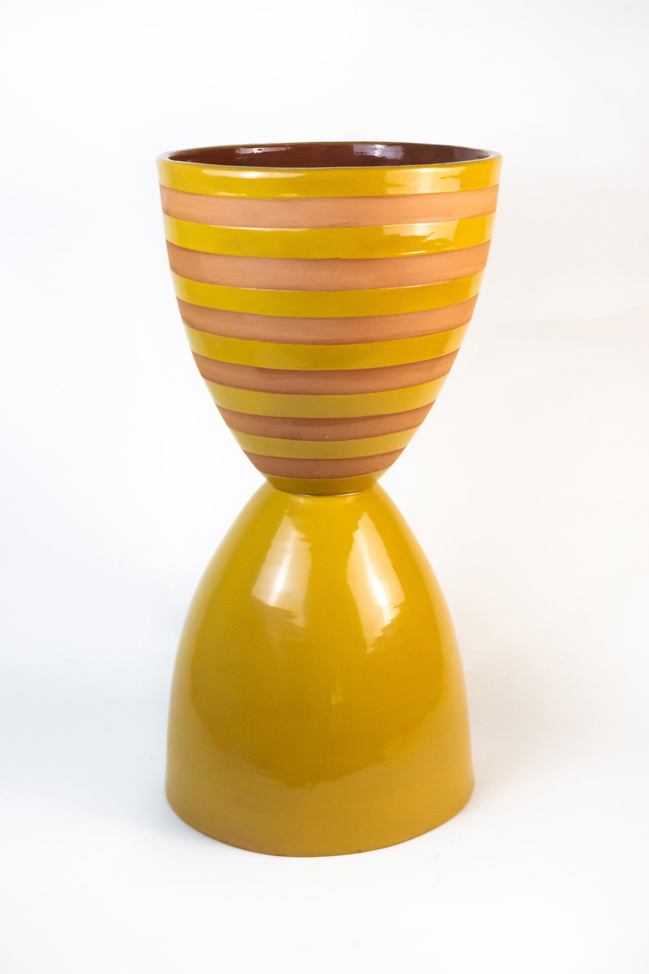 Eggtimer Large Mostaza Solid and Stripe