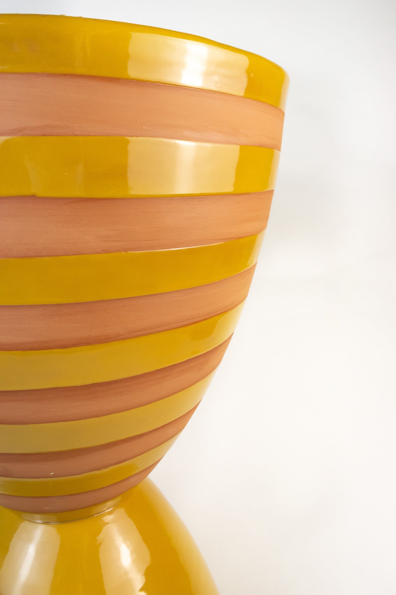 Eggtimer Large Mostaza Solid and Stripe